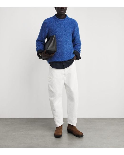 God's True Cashmere Blue Cashmere Cloud Sweater