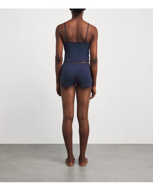 Skims Blue Sleep Cami Short Pyjama Set