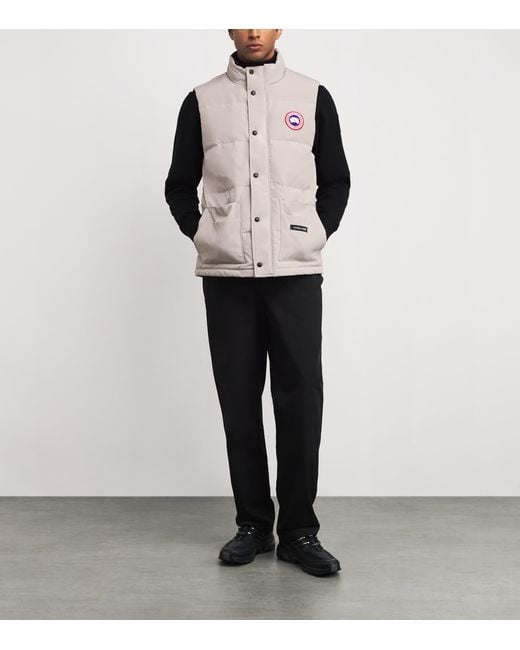 Canada Goose White Down-Filled Freestyle Crew Gilet for men