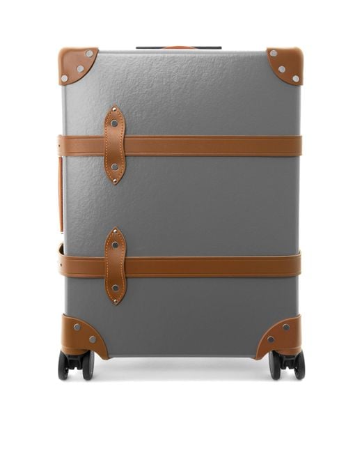 Globe-Trotter Gray Centenary 4-Wheel Suitcase