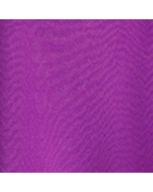 Dolce & Gabbana Purple Silk Chiffon Midi Skirt