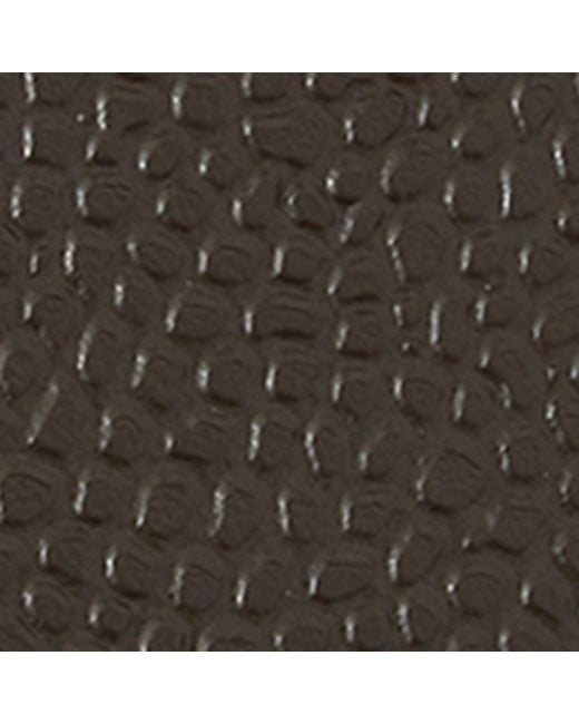 Mulberry Brown Scotch Grain Passport Cover for men