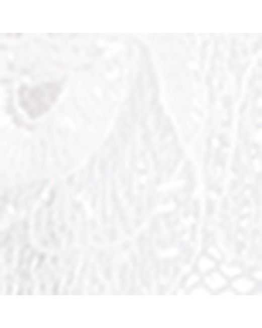 Kiki de Montparnasse White Lace Fleurs Veloutées Garter Belt