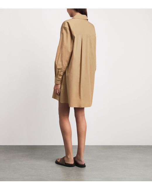Polo Ralph Lauren Natural Cotton Mini Shirt Dress