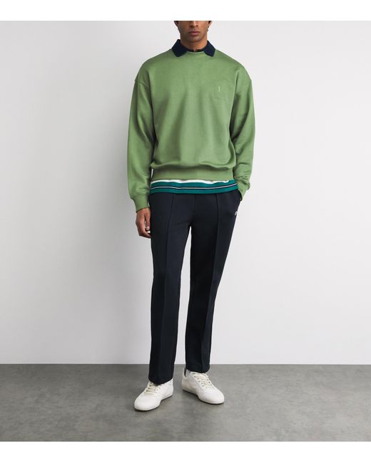 Lacoste Green Court Logo Sweatshirt for men