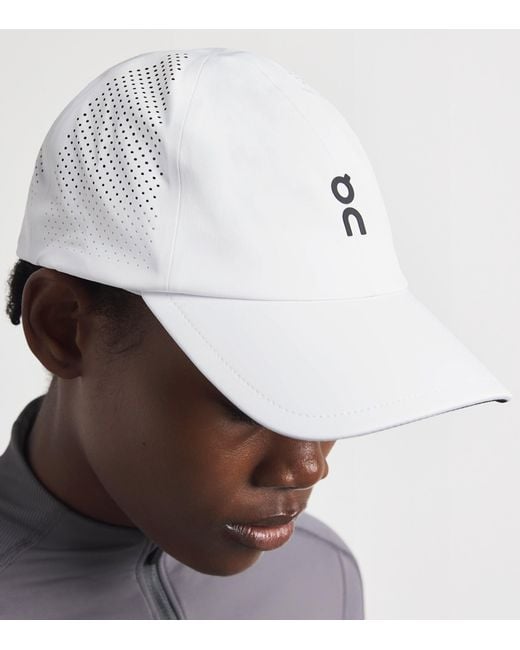 On Shoes White Court Baseball Cap