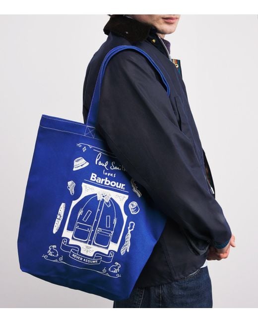 Barbour Blue X Paul Smith Cotton Best for men