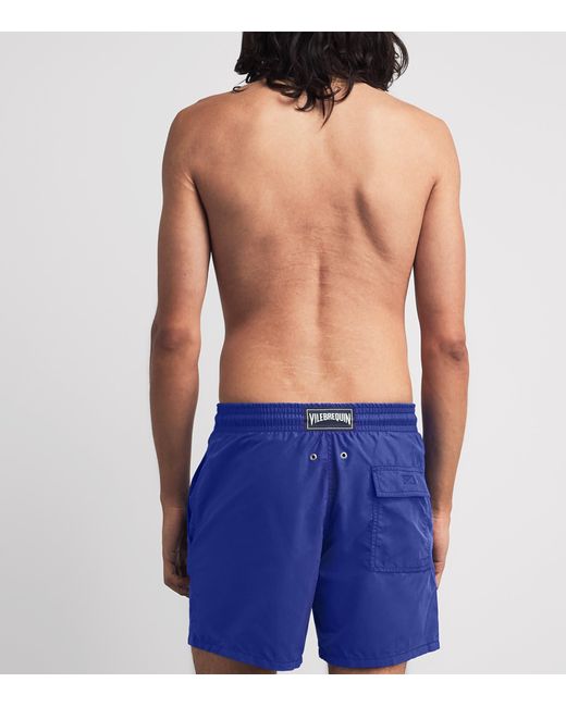 Vilebrequin Blue Moorea Swim Shorts for men