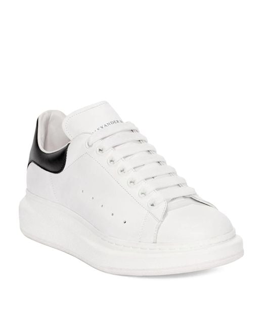 Alexander McQueen White Leather Oversized Sneakers for men