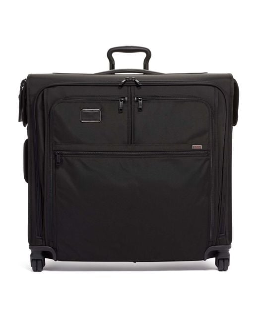 Tumi Black Alpha Medium Trip 4-wheel Garment Bag for men