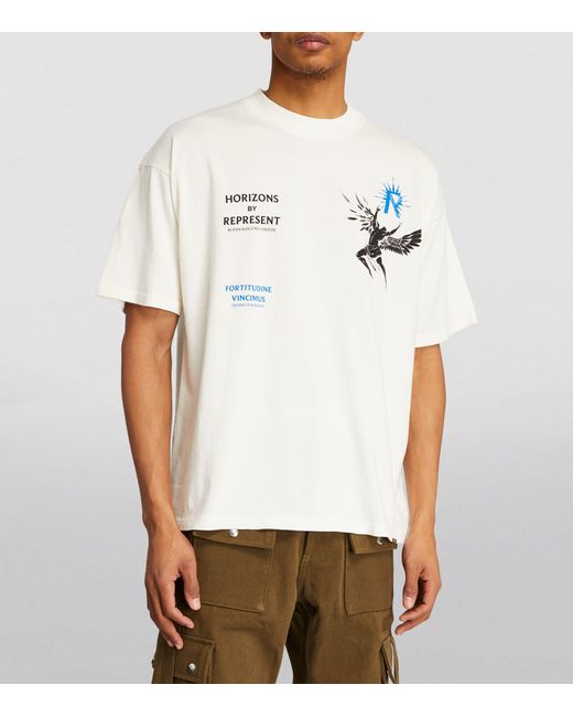 Represent White Horizons Icarus T-shirt for men