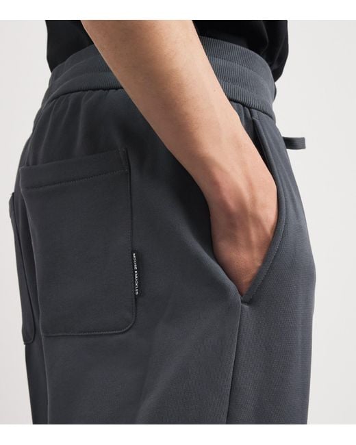 Moose Knuckles Gray Cotton Hartsfield Cargo Sweatpants for men