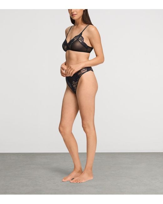 Hanro Black Lysia Soft Cup Bra