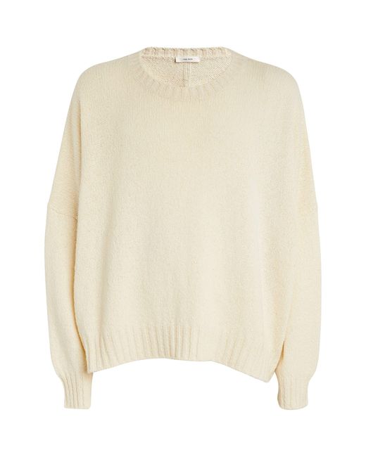 The Row Natural Wool-silk Crew-neck Sweater for men