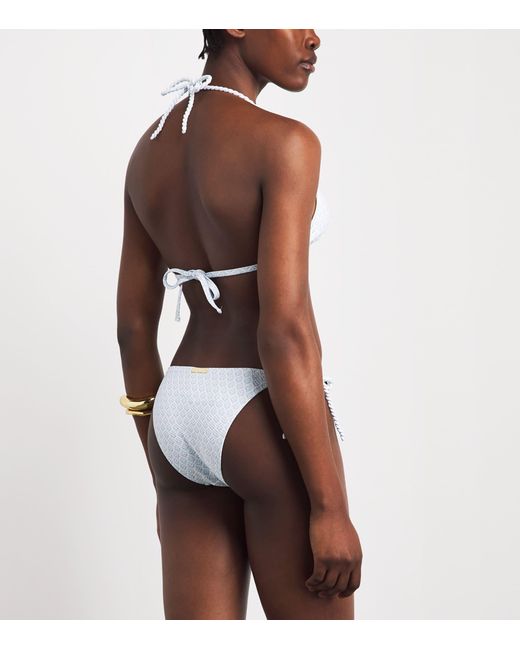 Heidi Klein White Triangle Elba Bikini Briefs