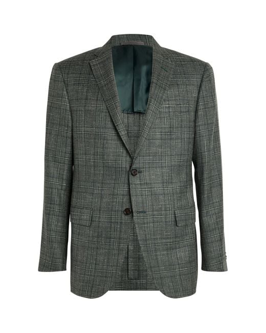 Corneliani Green Wool-blend Blazer for men