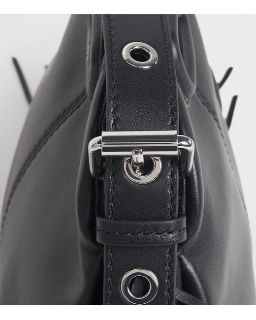 Maje Black Mini Leather Miss M Top-Handle Bag