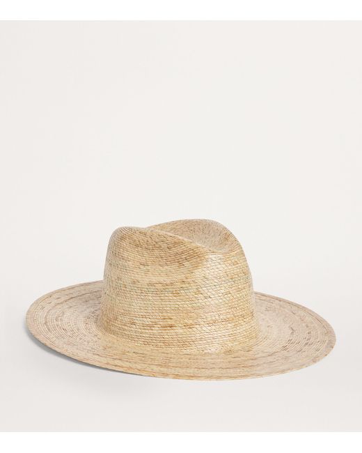 Lack of Color Natural Straw Palma Boater Hat