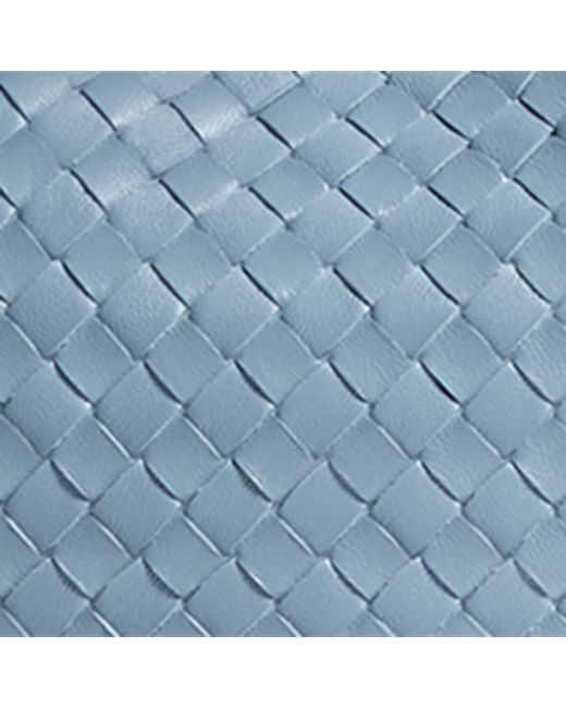 Bottega Veneta Blue Small Leather Ovetto Shoulder Bag