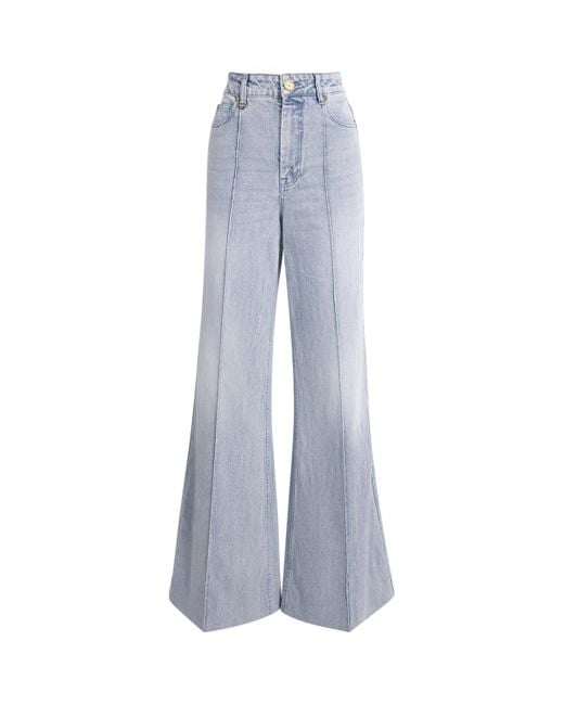 Zimmermann Blue Wide-Leg Jeans