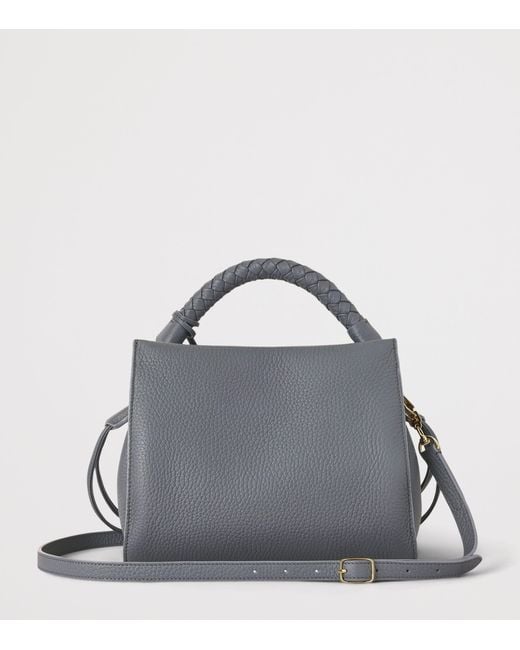 Mulberry Blue Small Leather Iris Shoulder Bag