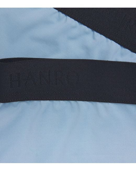 Hanro Blue Micro-Touch Boxer Briefs for men