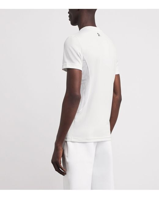 Lacoste White X Novak Djokovic Tennis T-Shirt for men