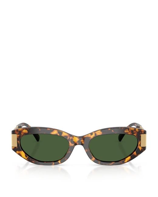 Versace Green Acetate Ve4501 Cat Eye Sunglasses