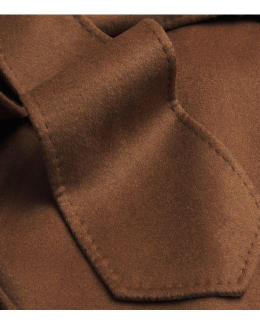 Wolk Morais Brown Cashmere Garbo Coat