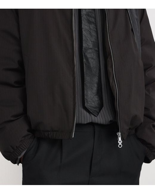 OUR LEGACY ネクタイ　Black Real Fake Leather Faux leather tie in black - Our Legacy | Mytheresa
