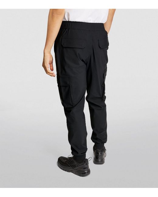 Moose Knuckles Black Technical Sussex Trousers for men