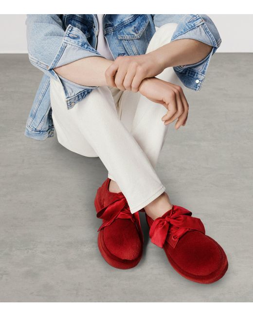 Christian Louboutin Red Derloon Derby Shoes for men