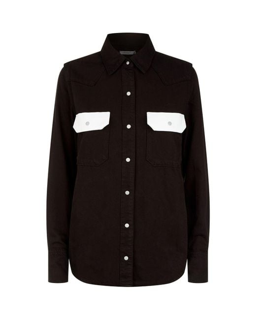 CALVIN KLEIN 205W39NYC Black Western Shirt for men