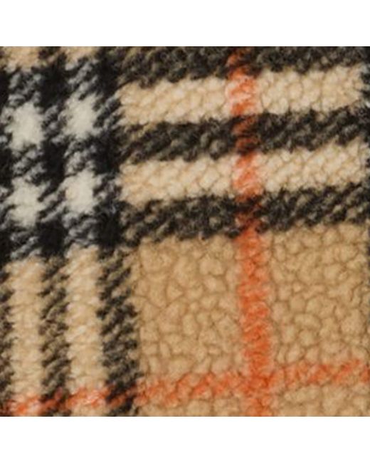 Burberry Brown Jacket With A Distinctive Check Pattern for men
