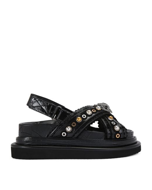 Kurt Geiger Black Kurt Geiger Sandals Leather Orson