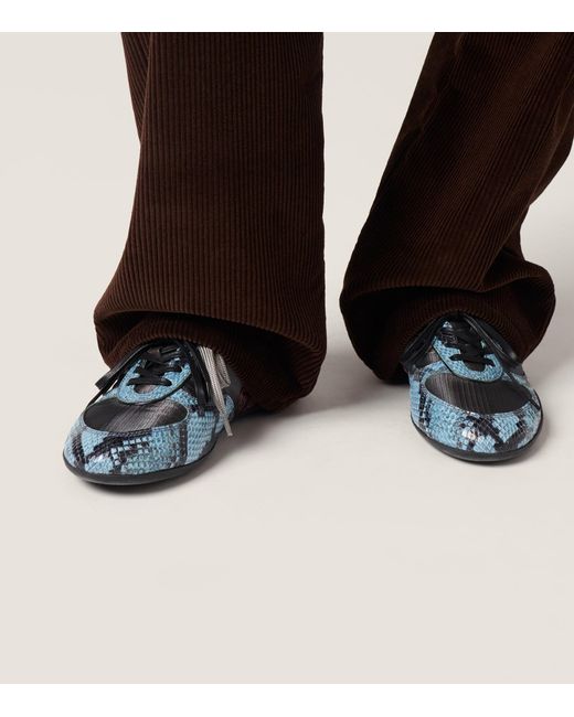 Miu Miu Black Corduroy Straight Trousers