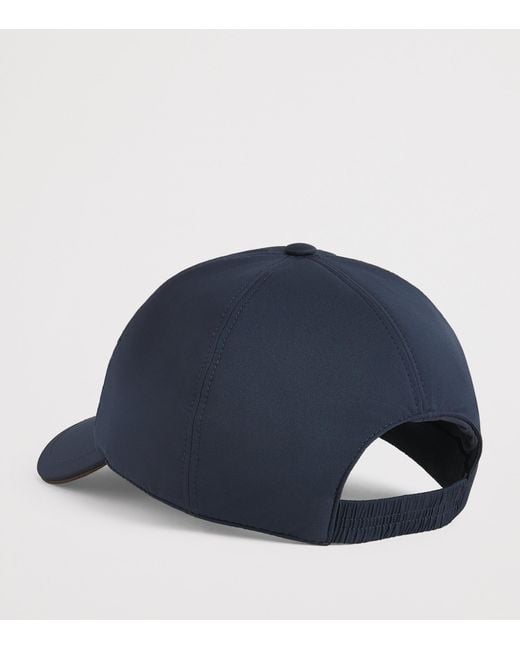 Paul & Shark Blue Shark Fin Baseball Cap for men