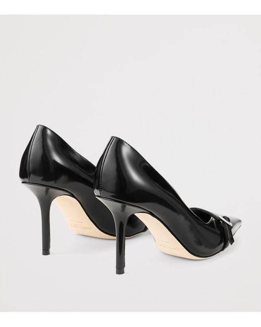 Jimmy Choo Black Keari 85 Heeled Pumps