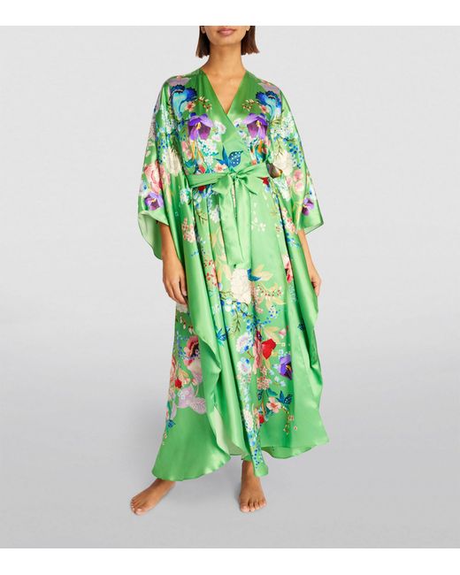 Long silk outlet kaftan