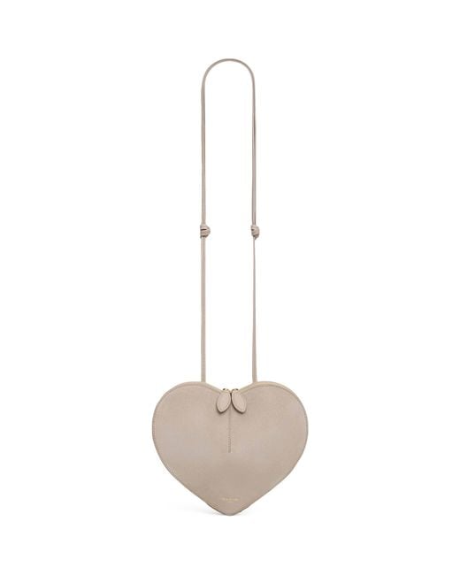 Alaïa White Leather Le Coeur Shoulder Bag