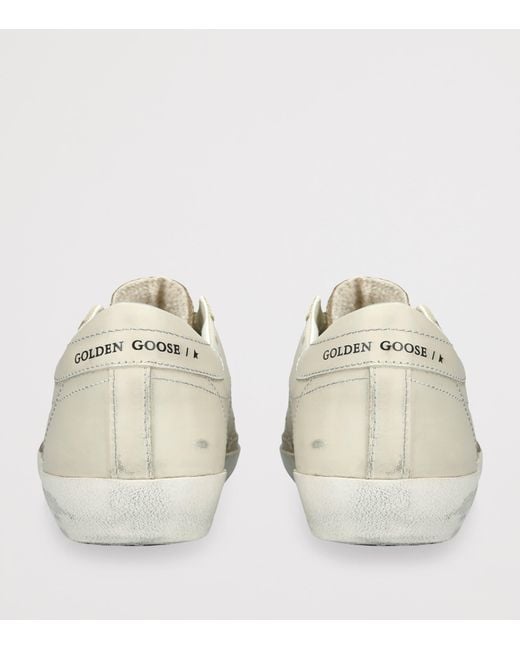 Golden Goose Deluxe Brand Natural Leather Super-Star Sneakers