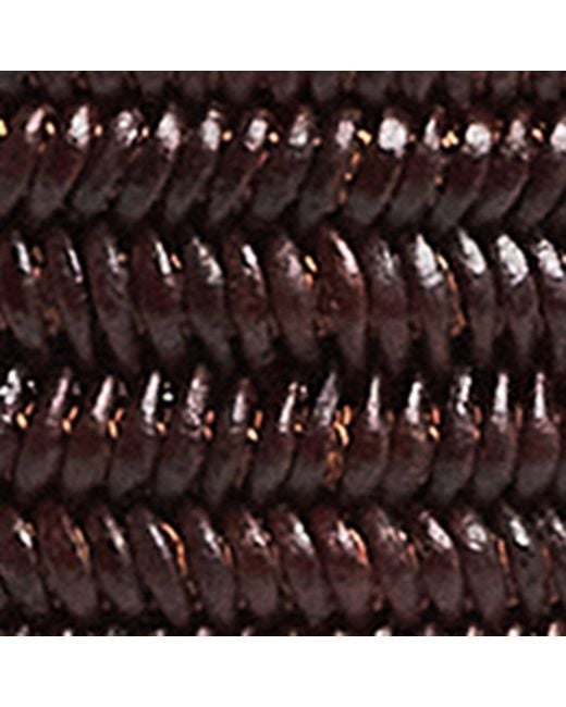 Canali Brown Leather Woven Belt for men