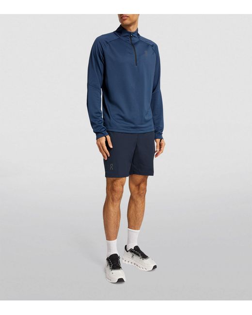 On Shoes Blue Long-sleeve Climate Top for men