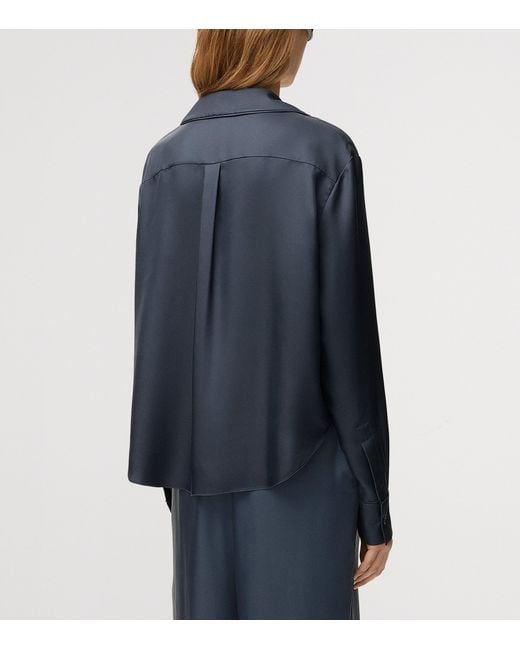 Loewe Blue Silk Pyjama Shirt