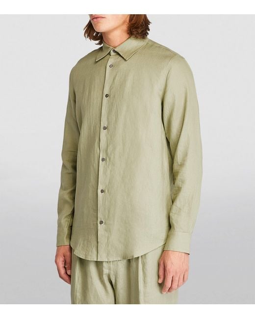 CHE Green Linen Shirt for men
