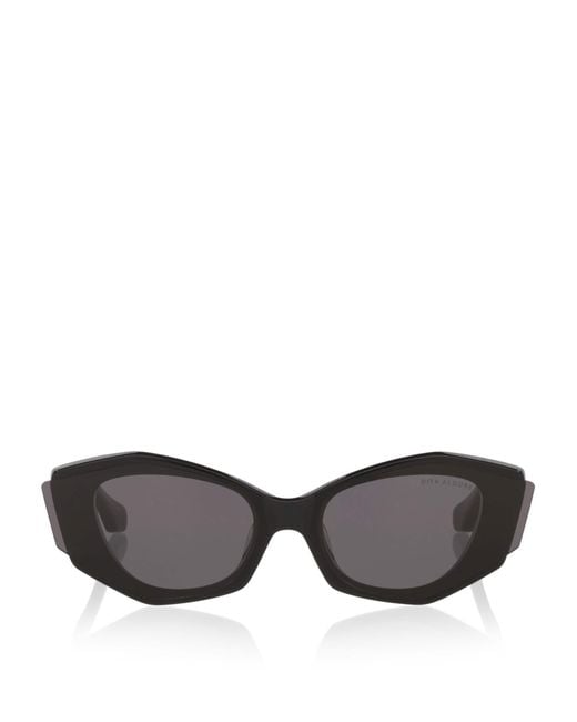 Dita Eyewear Black Aloure Angular Cat Eye Sunglasses