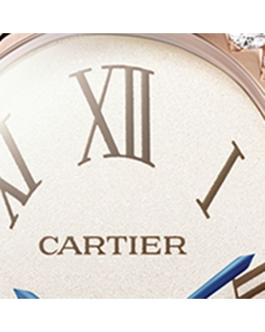 Cartier Metallic Small And Diamond Baignoire De Watch .1Mm