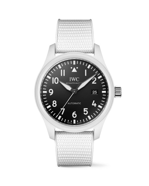 Iwc Gray Ceramic Pilot's Top Gun Edition Lake Tahoe Chronograph Watch