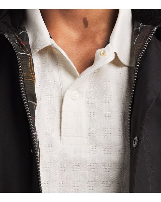 Barbour White Faversham Polo Shirt for men
