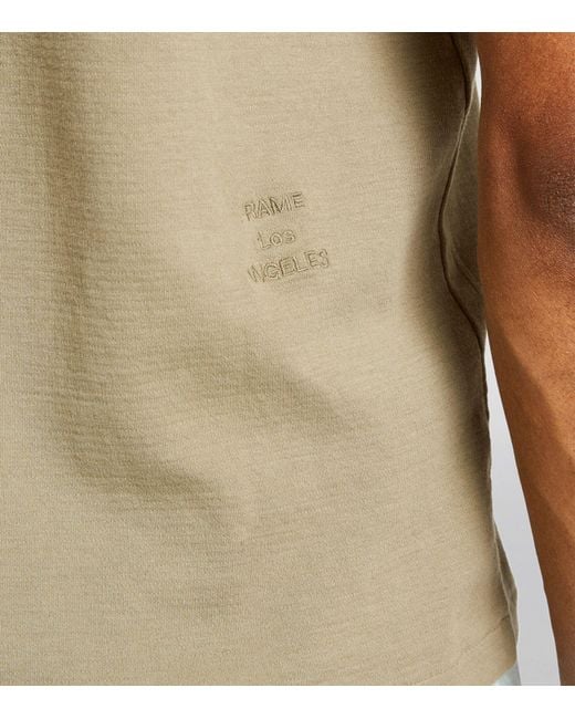 FRAME Natural Cotton T-shirt for men